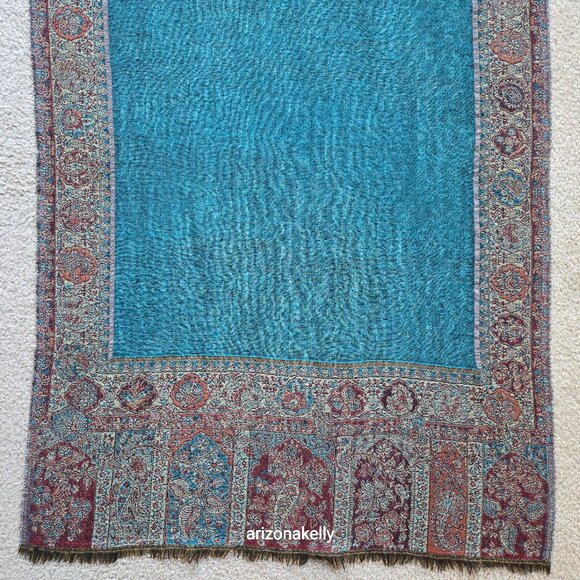 Accessories - NWOT Wool Woven Teal Blue